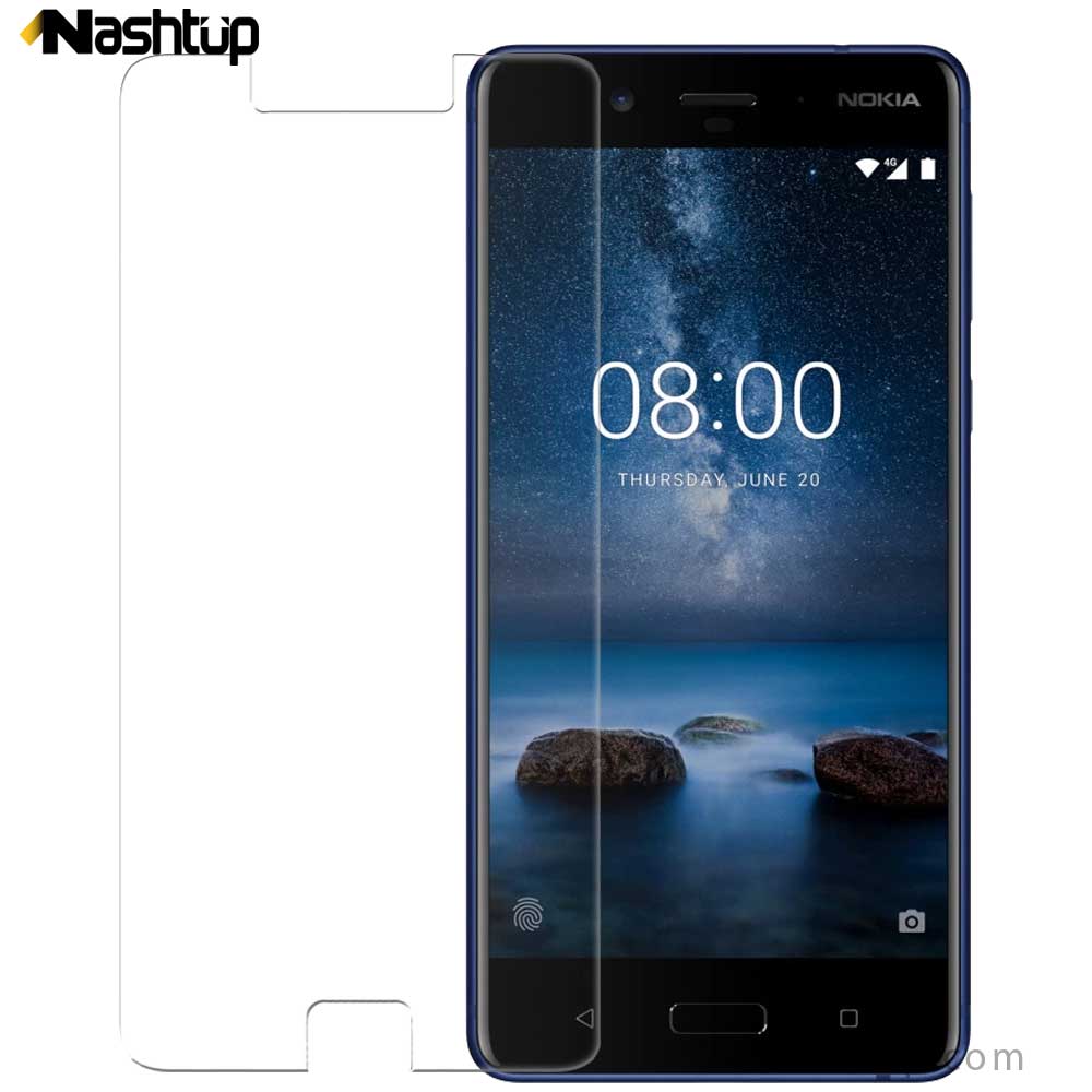 گلس شیشه ای و محافظ صفحه نمایش گوشی Nokia 8